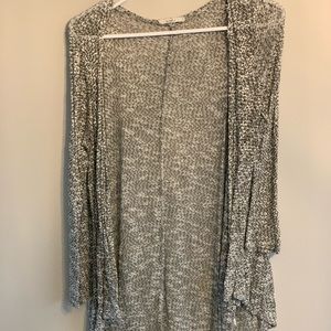 Merle duster length cardigan